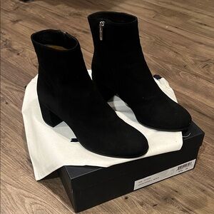 Margaux The Boot - black suede size - size 37.5 (US 7.5) / medium width